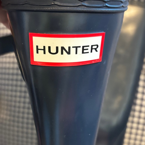 Hunter Classic navy blue Waterproof Boots - Picture 3 of 8